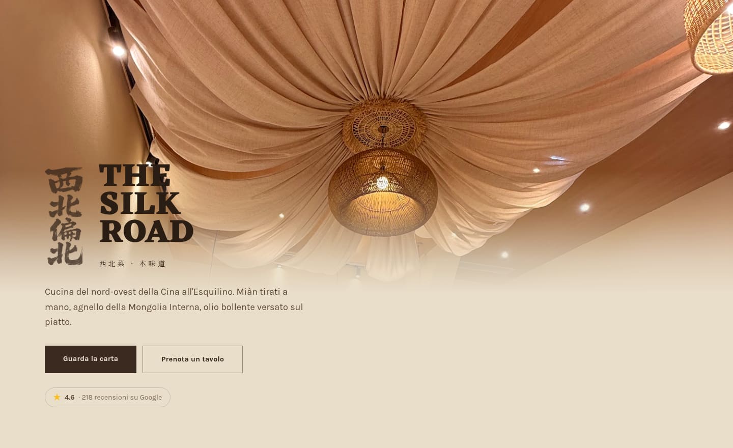 The Silk Road 西北偏北